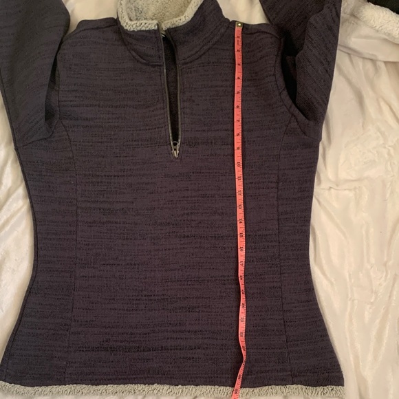 Kuhl Sweater Sz XL Skiing Gorpcore Winter Weather Sherpa 1/4 Zip EUC - Picture 13 of 14